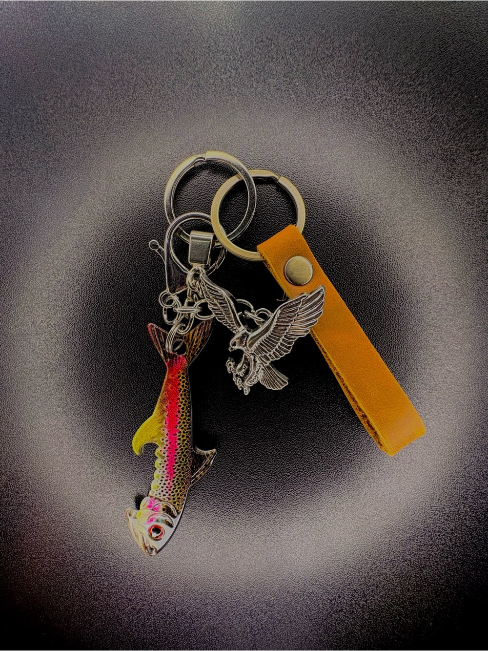 Fishing keychain